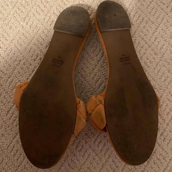 Matisse Georgie Suede Slide Sandals | Marigold | Size 7 | Read Description - Picture 3 of 4
